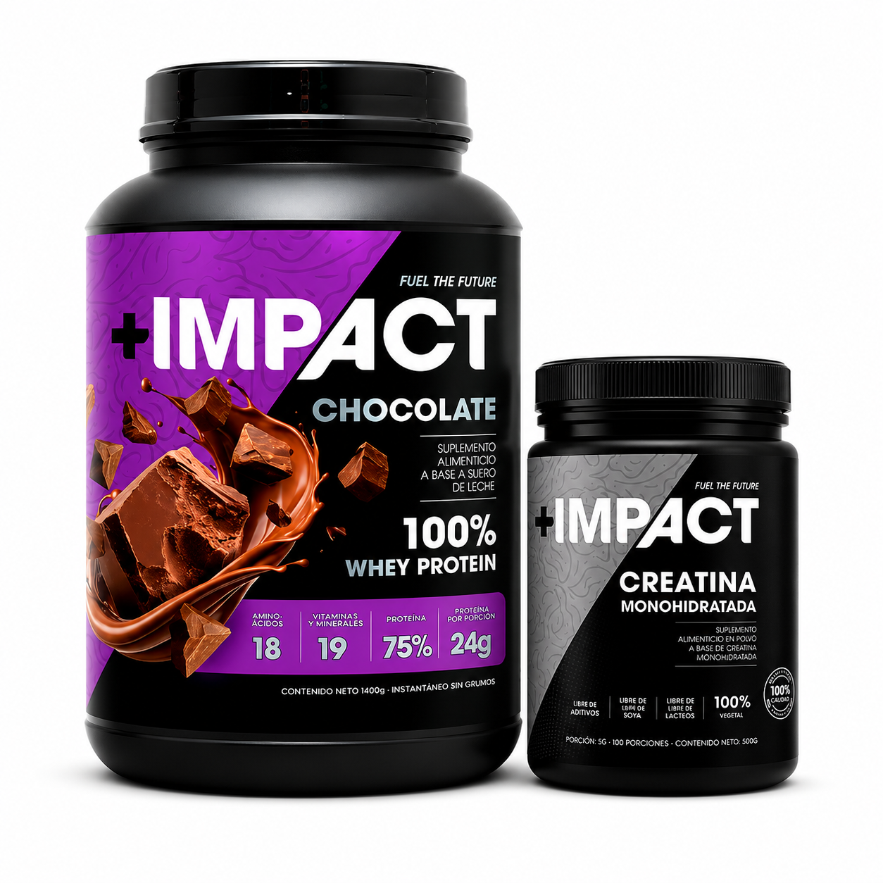 Impact + Whey Protein con Creatina Monohidratada