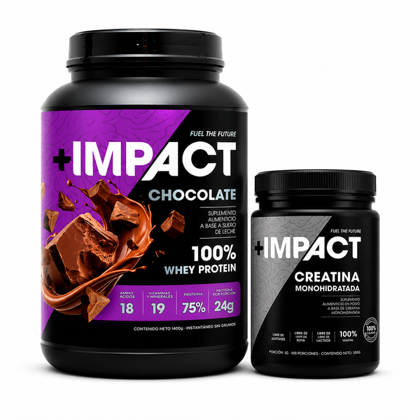Impact + Whey Protein con Creatina Monohidratada