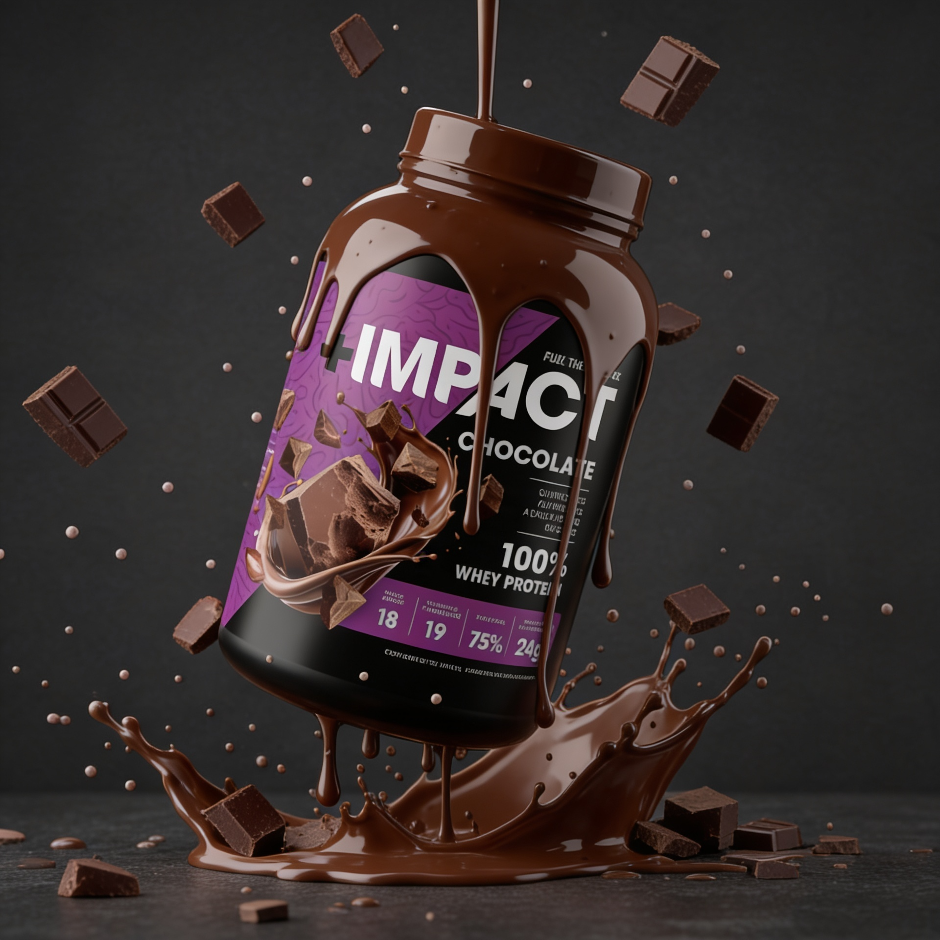 +IMPACT Proteína 100% Suero Chocolate 1.4 kg