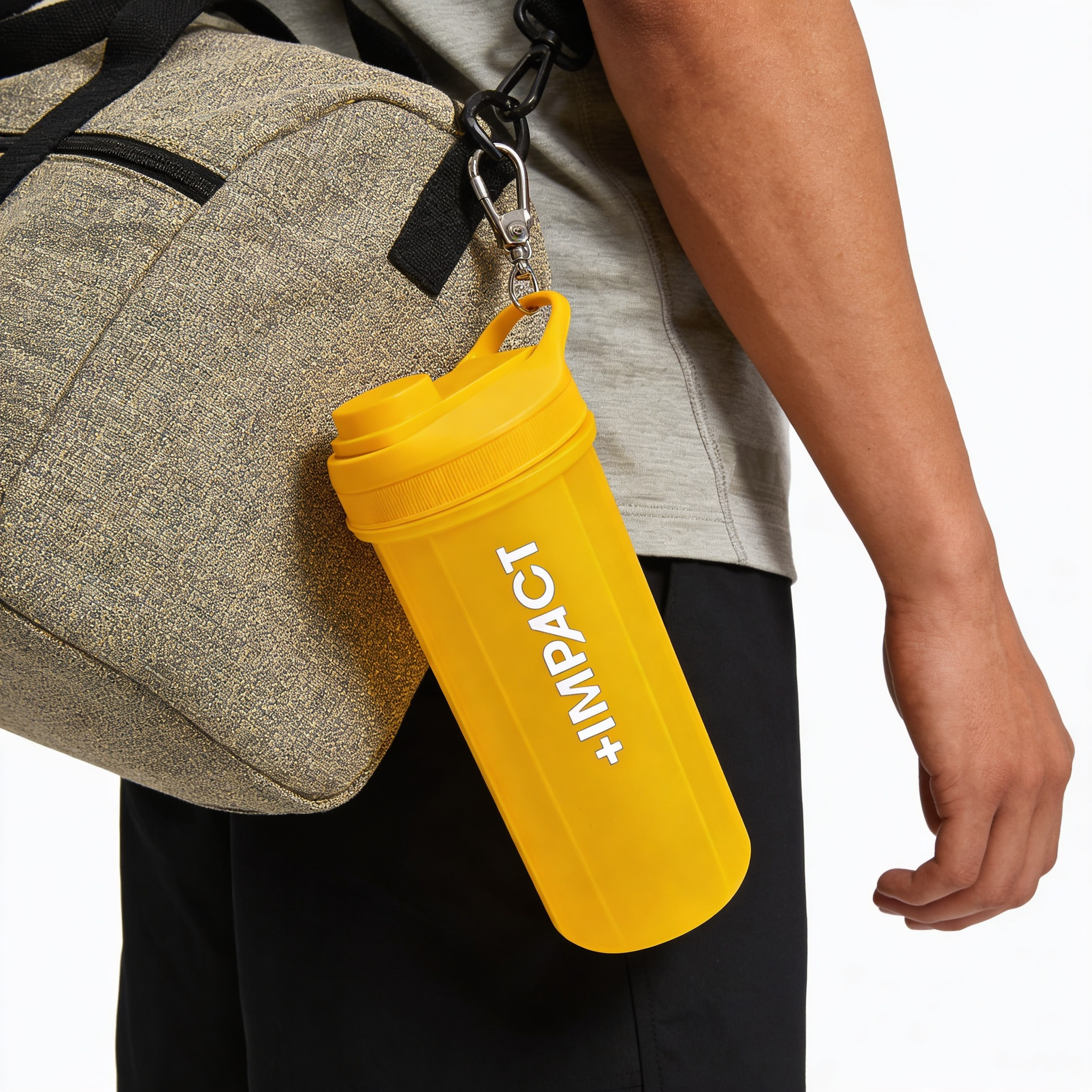 Shaker Amarillo Shaker Gym 600 Ml Vaso Mezclador