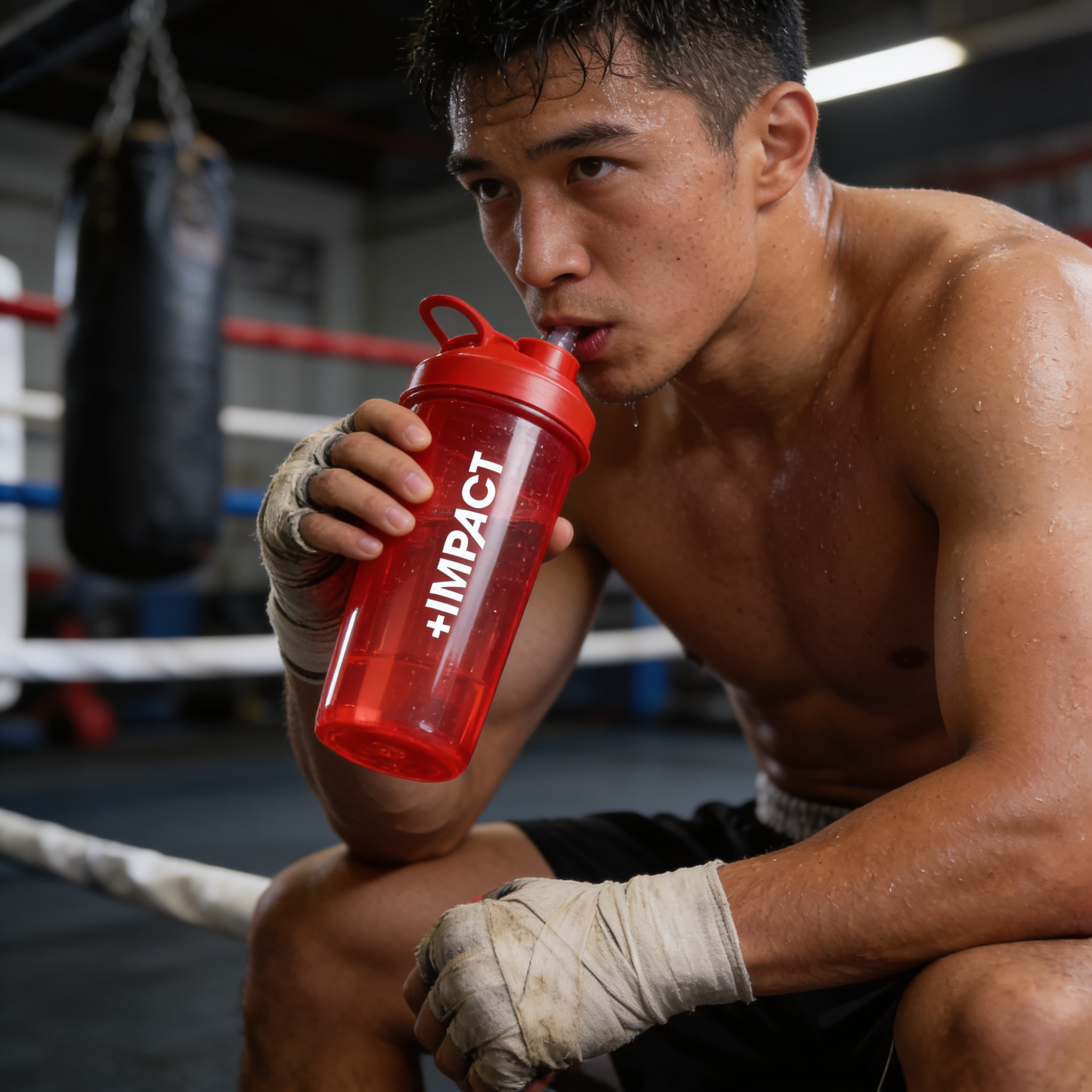 Shaker Rojo Shaker Gym 600 Ml Vaso Mezclador