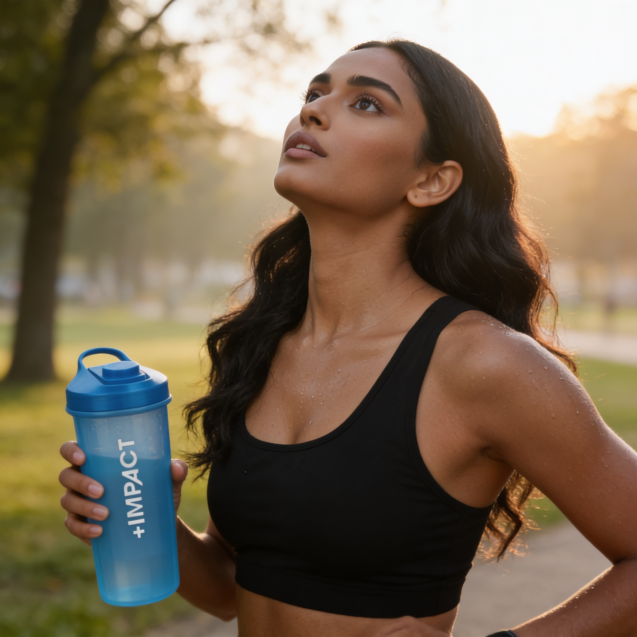 Shaker Azul Gym 600 Ml Vaso Mezclador