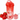 Shaker Rojo Shaker Gym 600 Ml Vaso Mezclador