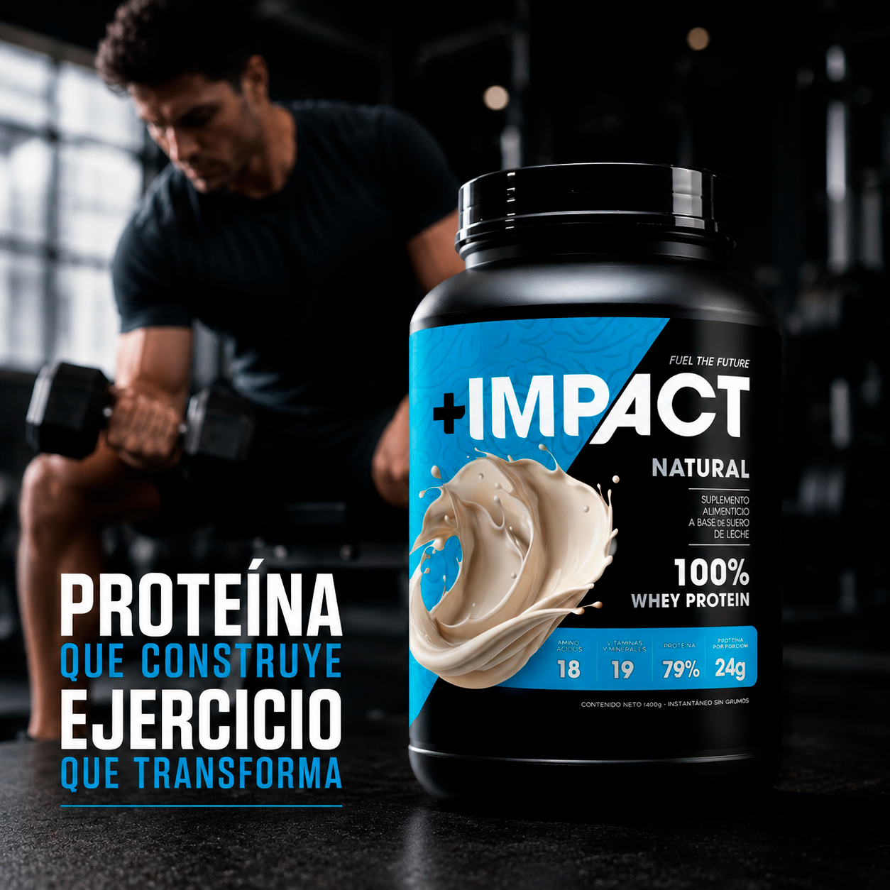 +IMPACT Proteína Natural 1400g