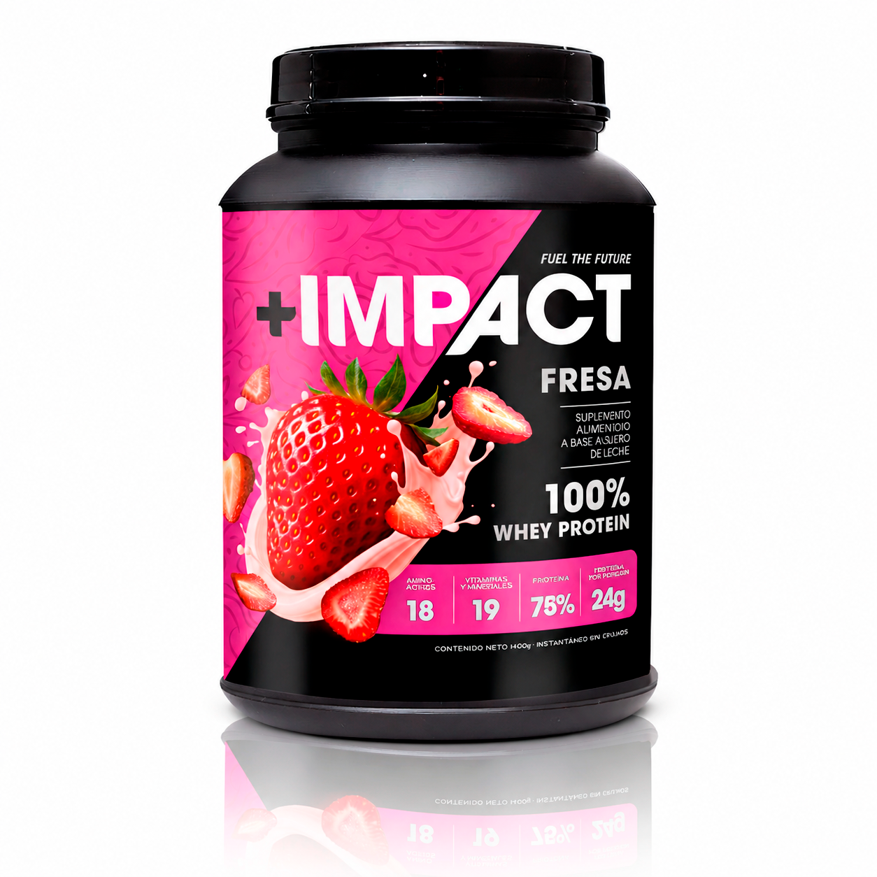+IMPACT Proteína Sabor Fresa 1400g