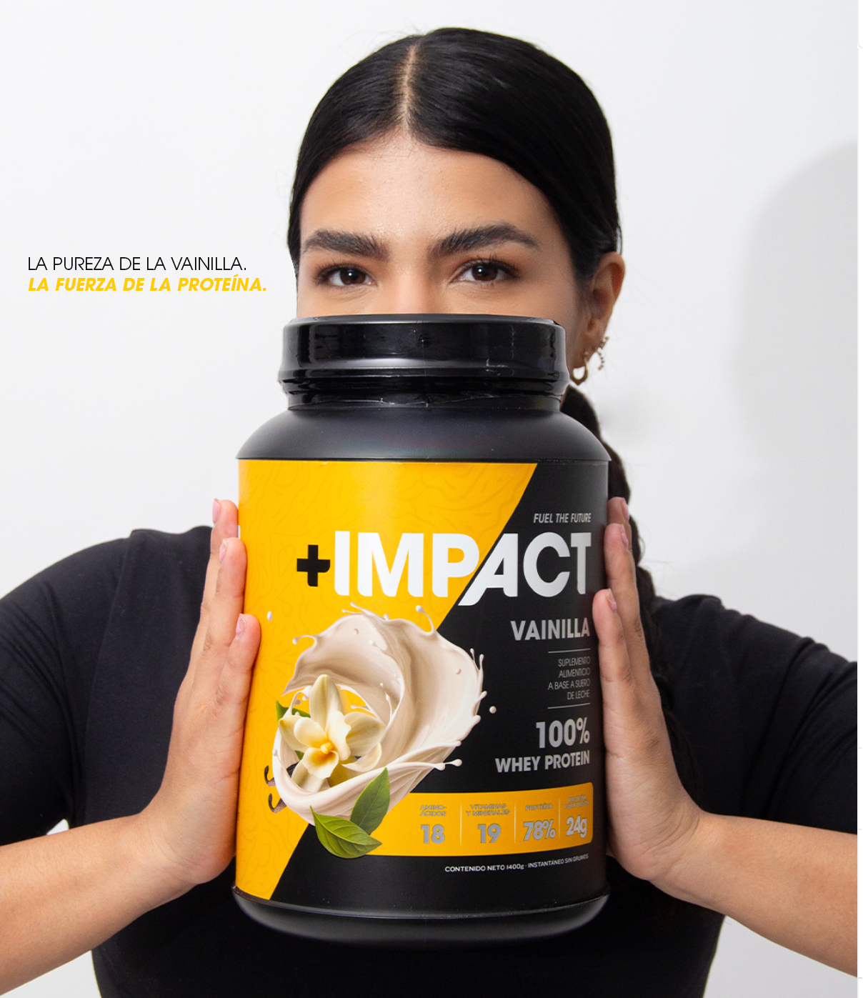 +IMPACT Proteína Sabor Vainilla 1400g